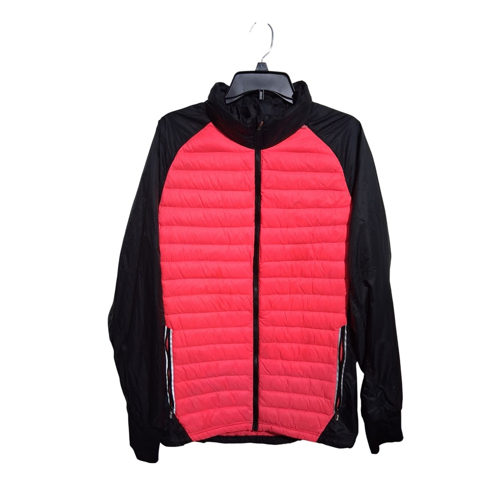Asics Men's Large Quilted Weather Resistant Duck Down Puffer Jacket Streetwear